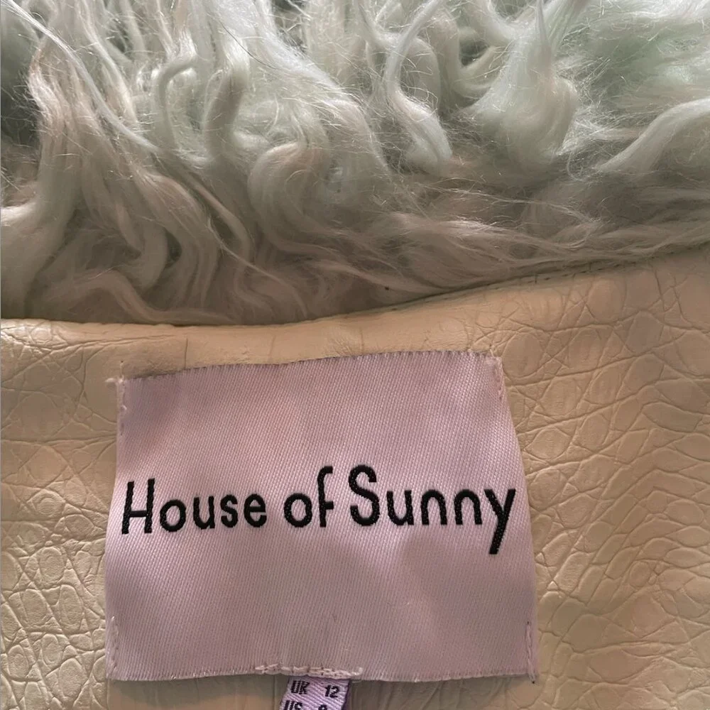 House of Sunny "Penny" mint green statement coat - Picture 8 of 10